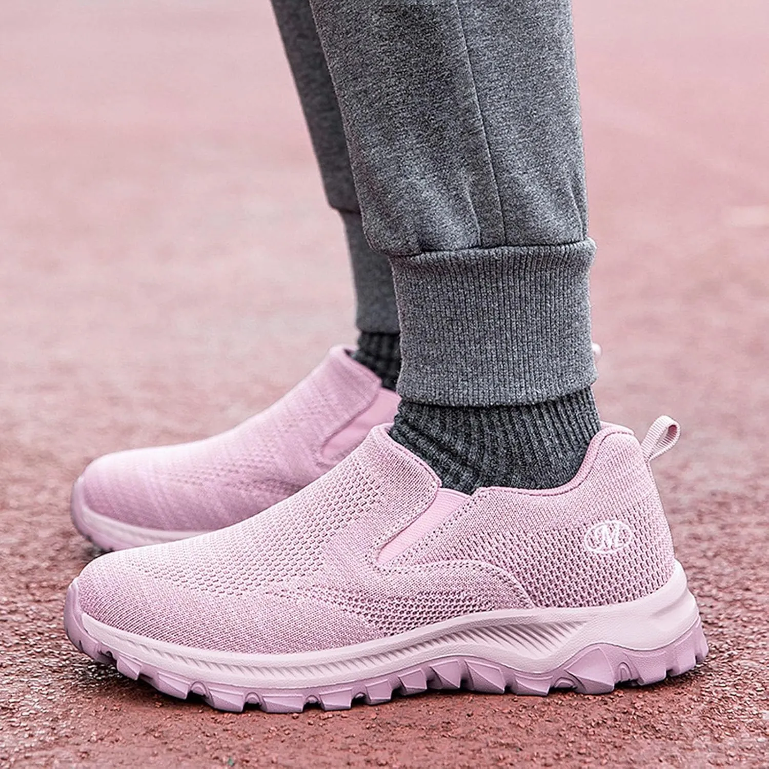 Women's Non Slip Comfortable Fashion Sneakers Comfort Lightweight Breathable Sock Shoes Comfort Diabetic Shoe