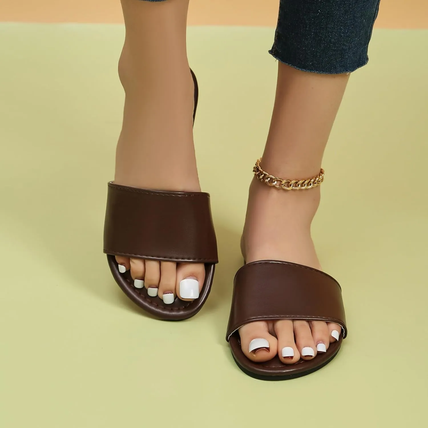Women's Sandals Summer Sandals Home Indoor Slippers Simple Ladies Slippers Casual Shoes