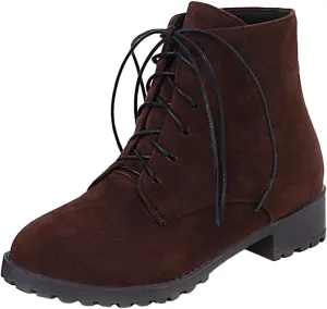 Womens Snow Boots Ankle Brown Booties with Heel Black Cowgirl Boots for Women Platform Bootie Ankle Boot Fashion Closed Head Low Heel Comfortable Pointed Toe